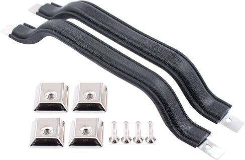 Newyall Pair Black Front Door Door Handle Strap Kit لـ Jeep Wrangler YJ 1987-1995 Beige يسار السائق الأيسر وجانب الراكب الأيمن 55009801K in Saudi Arabia