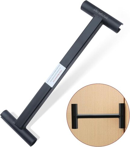 Door Hinge Adjustment Tool,Red Heavy Duty Hinge Wrench for .134 Gauge Commercial Door,Long Rubber Grip Handle Hinge Bender Wrench,Not Suitable for Home Hinges in Kuwait