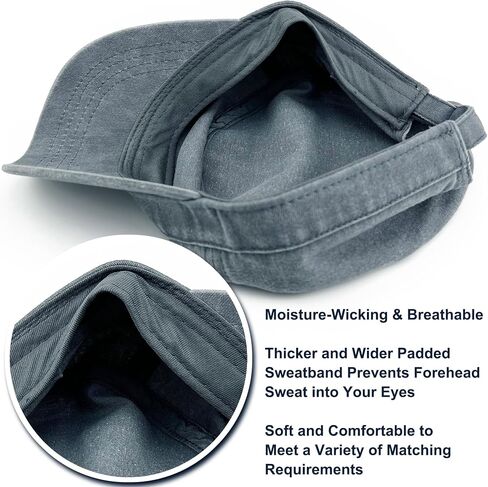 Oversize XXL Mens Washed Cotton Military Cadet Army Caps Basic Everyday Womens Classic Vintage Style Flat Top Hats in Saudi Arabia