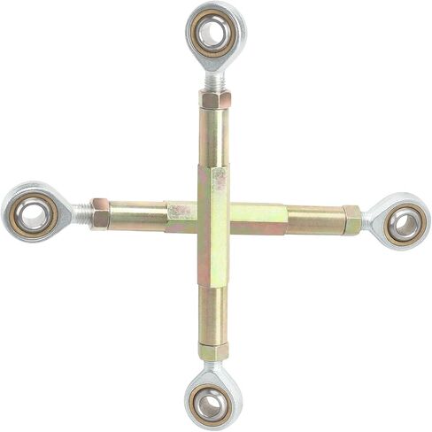 2pcs 380mm (15inch) طول 10 ملم ثقب قابلة للتعديل مفصل كرة قضبان التوجيه ل ATV رباعي العربات العربات العربات العجل 4 العجلات العجلات العشوائية Go Kart التوجيه عمود التوجيه التوجيه DIY الأجزاء in Kuwait