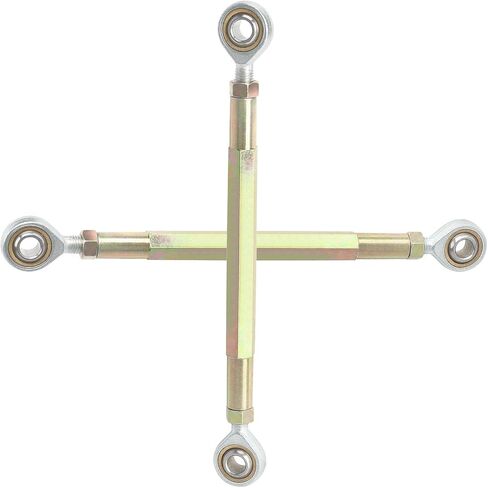 2pcs 380mm (15inch) طول 10 ملم ثقب قابلة للتعديل مفصل كرة قضبان التوجيه ل ATV رباعي العربات العربات العربات العجل 4 العجلات العجلات العشوائية Go Kart التوجيه عمود التوجيه التوجيه DIY الأجزاء in Kuwait