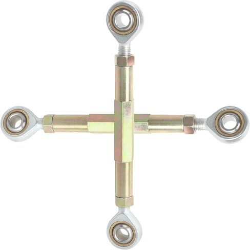 2pcs 380mm (15inch) طول 10 ملم ثقب قابلة للتعديل مفصل كرة قضبان التوجيه ل ATV رباعي العربات العربات العربات العجل 4 العجلات العجلات العشوائية Go Kart التوجيه عمود التوجيه التوجيه DIY الأجزاء in Kuwait