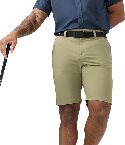 Yucenfu Men's Cool Summer Front Front 4-Way Flay Work Shorts Frasts Heatral Fronts Athletic Shorts مع جيوب 9 " in Kuwait