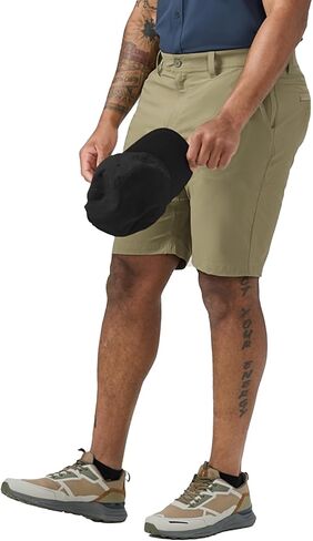 Yucenfu Men's Cool Summer Front Front 4-Way Flay Work Shorts Frasts Heatral Fronts Athletic Shorts مع جيوب 9 " in Kuwait