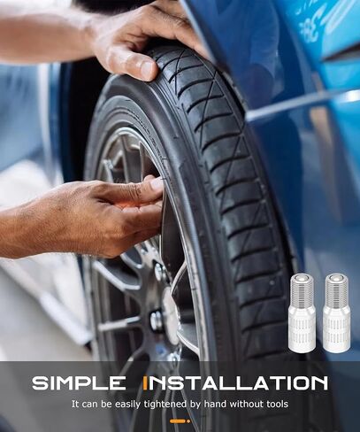 4PCS Valve Stem Extension,Car Accessories Tire Valve Extender,27MM Tire Valve Extension,Brass Valve Stem Extenders,Wheel Tire Cap Extender,Suitable for Most Car Motorcycle Bike Truck in Saudi Arabia