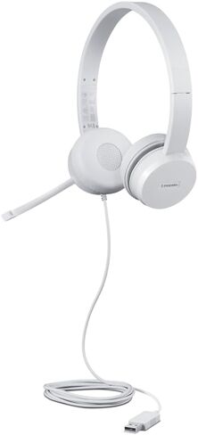لينوفو UC VoIP USB-C سماعة رأس سلكية على الأذن، أسود in Saudi Arabia