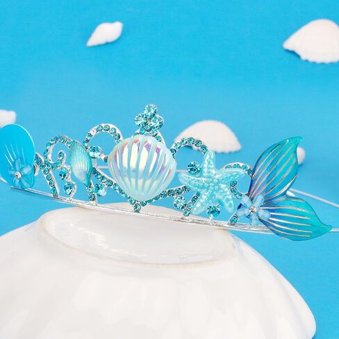 Didder Mermaid Themed Party Outfit: Sash, Crown and Decorations for Girls in Saudi Arabia