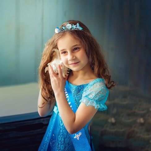 Didder Mermaid Themed Party Outfit: Sash, Crown and Decorations for Girls in Saudi Arabia