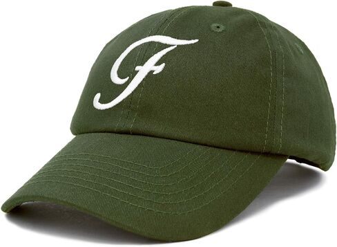 Dalix inition Hat Letter F Formens Baseball Cap Monogram Motorider in Kuwait
