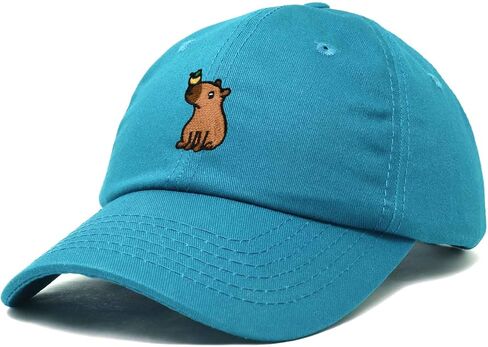 Dalix Capybara Cap مطرزة Dad Baseball Hat Cotton Cotton Womens in Saudi Arabia