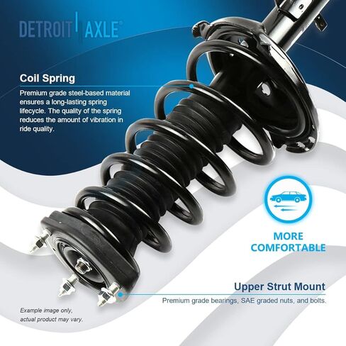 Detroit Axle - AWD 8PC Struts Kit Toyota Highlander LEXUS RX330 RX350 RX400H ، 4 STRUTS و COIL Spring Assembly 4 Sway Bar End Links Arban in Saudi Arabia