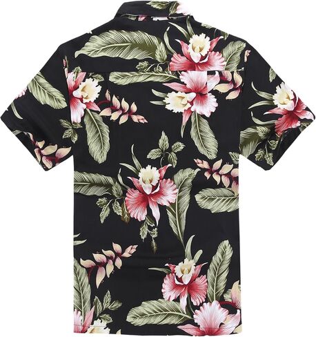 Matching Hawaiian Luau Outfit Men Shirt Girl Wrap Dress in Rafelsia in Saudi Arabia