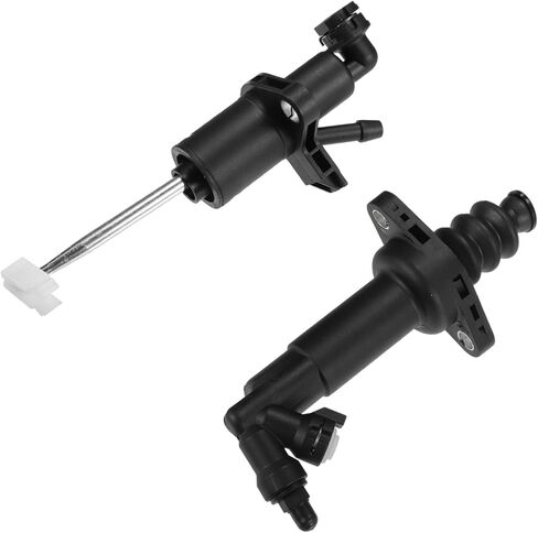 Motoforti Clutch Master Cylinder Slave Cylinder 1J0-721-261-N 1J1-721-388-G Fit for Volkswagen Jetta/for Volkswagen Beetle - Pack of 2 Black Long-lasting in Saudi Arabia