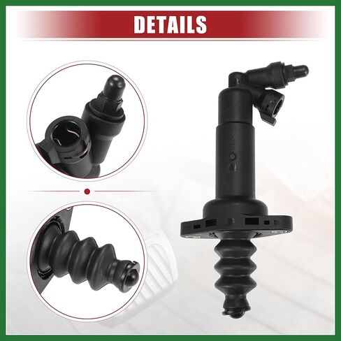 Motoforti Clutch Master Cylinder Slave Cylinder 1J0-721-261-N 1J1-721-388-G Fit for Volkswagen Jetta/for Volkswagen Beetle - Pack of 2 Black Long-lasting in Saudi Arabia