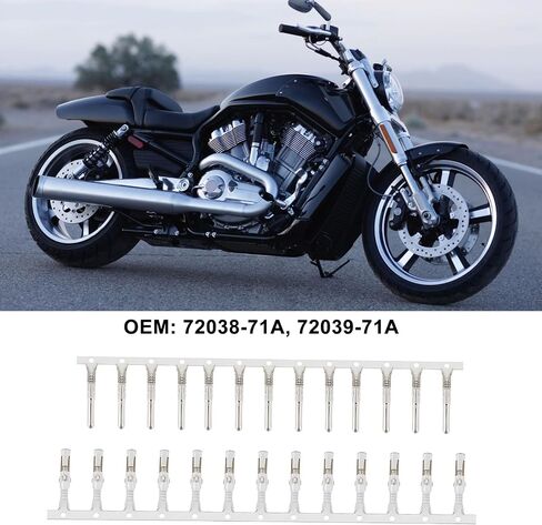 eMagTech 26pcs Moter Terminal Pins Replace 72038-71A 72039-71A Compatible with Har-Ley Davidson in Saudi Arabia