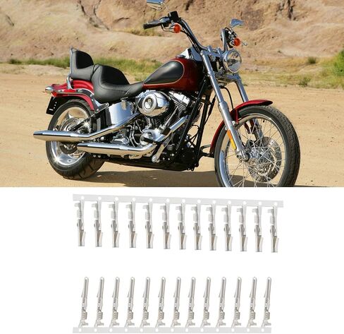 eMagTech 26pcs Moter Terminal Pins Replace 72038-71A 72039-71A Compatible with Har-Ley Davidson in Saudi Arabia