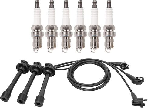 ENA Set of 6 Platinum Spark Plug and Wire Set Compatible with Toyota 4Runner T100 Tacoma 3.4L in Saudi Arabia