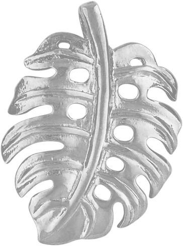 Sterling Silver Monstera Pendant in Saudi Arabia
