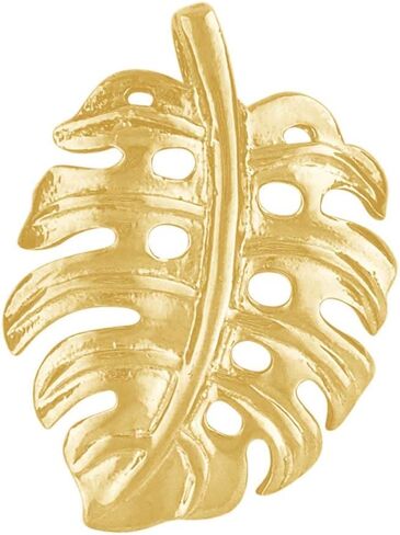 Sterling Silver Monstera Pendant in Saudi Arabia