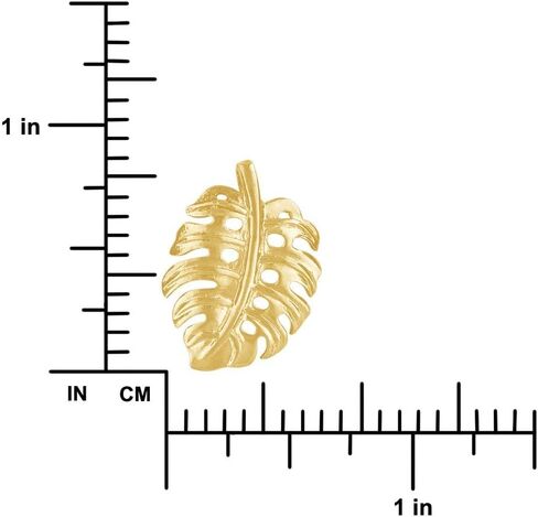 Sterling Silver Monstera Pendant in Saudi Arabia