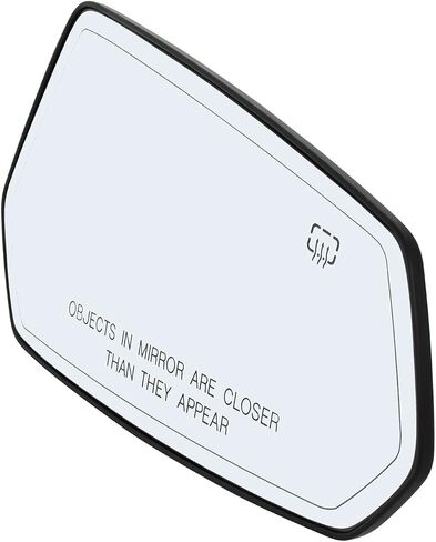 Passenger Side Mirror Glass Assembly With Plastic Backing Plate Heated Compatible with 2010-2015 Chevrolet Camaro 3.6L V6 7.0L V8 in Saudi Arabia