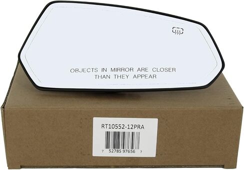 Passenger Side Mirror Glass Assembly With Plastic Backing Plate Heated Compatible with 2010-2015 Chevrolet Camaro 3.6L V6 7.0L V8 in Saudi Arabia