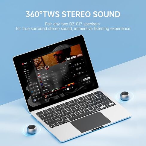Small Speaker, Portable Bluetooth Speaker with Loud Stereo Sound and Robust Bass, Mini Speaker with Lanyard Easy to Carry, Brief Design, IPX7 Waterproof Speaker for Shower, Room, Hiking, Multicolor in Saudi Arabia
