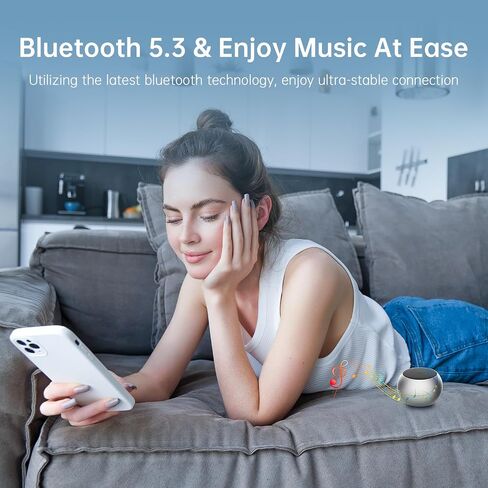 Small Speaker, Portable Bluetooth Speaker with Loud Stereo Sound and Robust Bass, Mini Speaker with Lanyard Easy to Carry, Brief Design, IPX7 Waterproof Speaker for Shower, Room, Hiking, Multicolor in Saudi Arabia