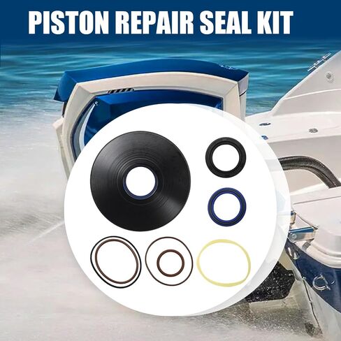 5008985 TRIM TRIM CELLED SEAL SEAL KIT ، استبدال Evinrude E-Tec 3 Cylinder V4 75 90 115 130 HP محركات 2004-2012 ، يحل محل 50087773 5005756 5007776 5008949 in Saudi Arabia