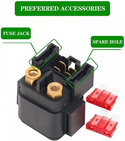 Motorcycle Starter Relay Compatible with Kodiak 450 YFM350 400 XV1600 XV1700 TTR125 TTR230 TTR90 YZFR1 GTS1000A Big Bear 250 2WD in Saudi Arabia