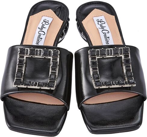 Amore Metallic Jewel Slide in Kuwait