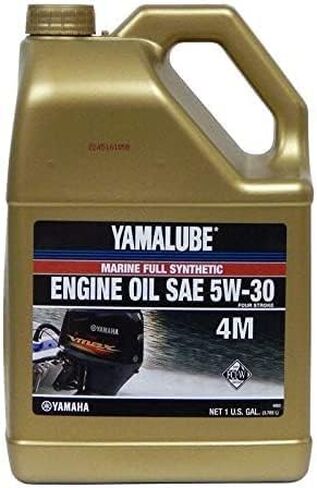 Yamaha Yamalube Four Stroke 5W-30 زيت المحرك الخارجي الاصطناعي الكامل (1 جالون) in Kuwait