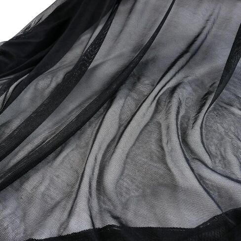 Quality Bride viel Pearls Tulle 180"x63" for Dresses Off White(Light Ivory) Tull Fabric in Kuwait