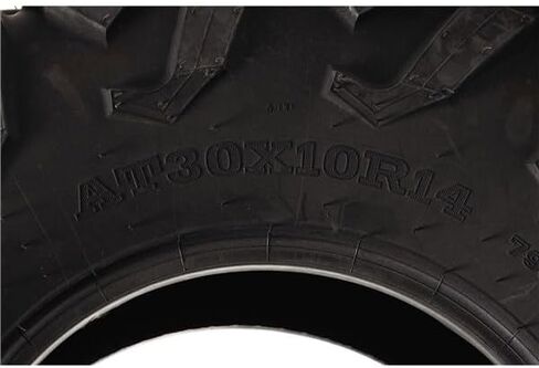 Ocelot Gotham 30x10x14 UTV Tires, 8 Ply Quad or Side By Side ATV Tire, Ridged Power Treads, Plow Through Mud and Sand, Ride Over Hard Surfaces - 30" UTV Tires in Saudi Arabia
