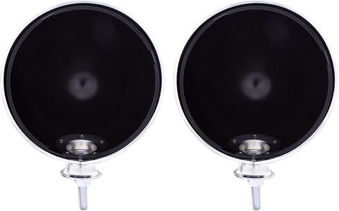 United Pacific A5022B 7" Dietz Style Chrome Plated Headlight Housing, Fits Standard 7" 6014 Sealed Beam Bulbs – One Pair (Pack of Two) in Saudi Arabia