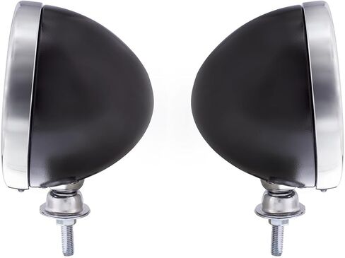 United Pacific A5022B 7" Dietz Style Chrome Plated Headlight Housing, Fits Standard 7" 6014 Sealed Beam Bulbs – One Pair (Pack of Two) in Saudi Arabia