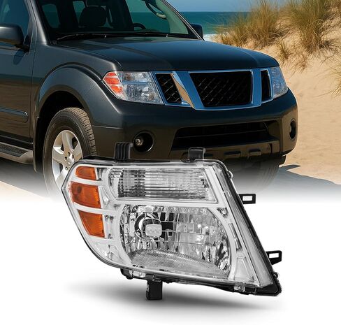 Akkon - لـ 08 09 10 11 12 Pathfinder SUV نوع الهالوجين المصابيح الأمامية المصابيح الأمامية البديل المباشر + الزوج الأيمن in Kuwait