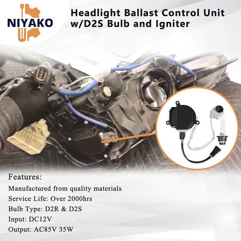 وحدة التحكم في المصابيح الأمامية HID HID HID مع P2S BULB & IGNITER MODULE استبدال# 28474-89904 28474-8991A FIT 2003-2014 Infiniti 370Z 350Z ALTIMA MURANO in Saudi Arabia