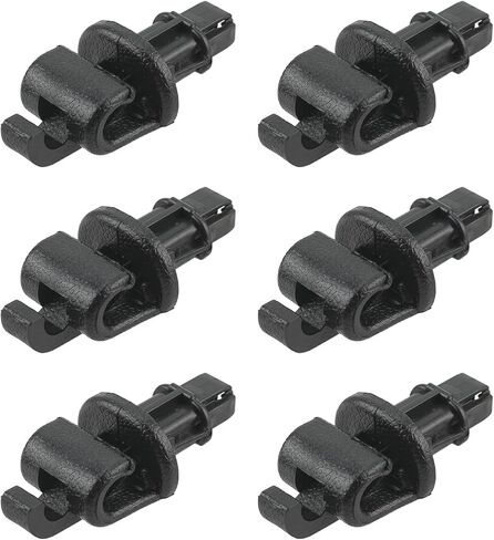 Set of 6 Sunshade Hook Clips Compatible with 2005-2010 Odyssey Sliding Door Holder 83-715-SHJ-A21ZA, 83715-SHJ-A21ZA in Saudi Arabia