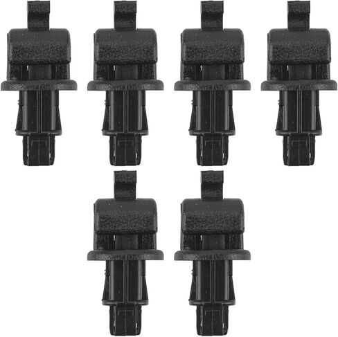 Set of 6 Sunshade Hook Clips Compatible with 2005-2010 Odyssey Sliding Door Holder 83-715-SHJ-A21ZA, 83715-SHJ-A21ZA in Saudi Arabia