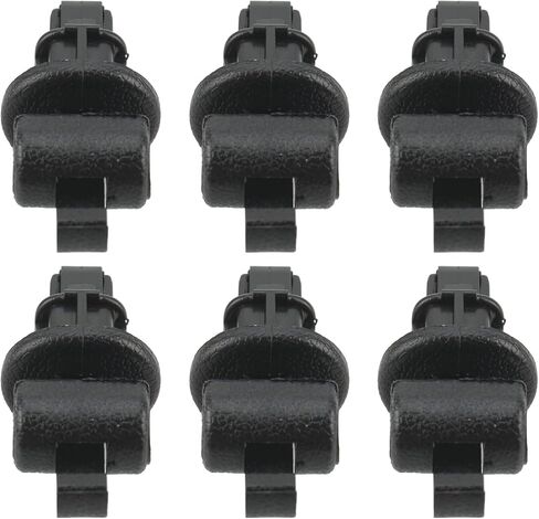 Set of 6 Sunshade Hook Clips Compatible with 2005-2010 Odyssey Sliding Door Holder 83-715-SHJ-A21ZA, 83715-SHJ-A21ZA in Saudi Arabia