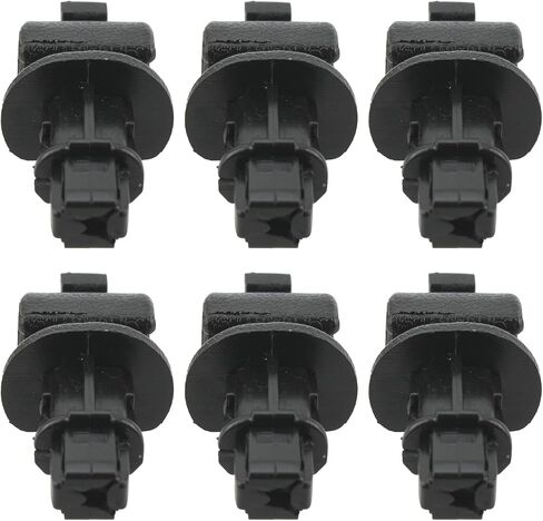 Set of 6 Sunshade Hook Clips Compatible with 2005-2010 Odyssey Sliding Door Holder 83-715-SHJ-A21ZA, 83715-SHJ-A21ZA in Saudi Arabia