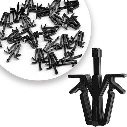30PCS Grille Grille Cretainer Clips ، استبدال T0Y0TA 1989-1995 بيك آب ، 1995-2004 Tacoma ، 1989-2002 4Runner ، 2001-2005 RAV4 ، مقاطع مثبتة لوحة القطع الداخلية من النايلون ، تحل محل 90467-12040 in Saudi Arabia