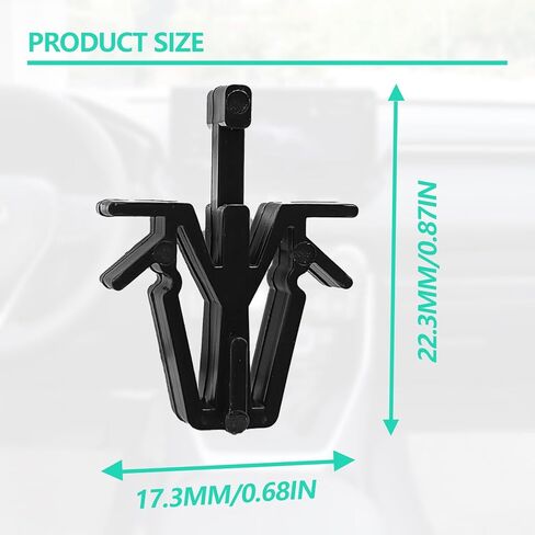 30PCS Grille Grille Cretainer Clips ، استبدال T0Y0TA 1989-1995 بيك آب ، 1995-2004 Tacoma ، 1989-2002 4Runner ، 2001-2005 RAV4 ، مقاطع مثبتة لوحة القطع الداخلية من النايلون ، تحل محل 90467-12040 in Saudi Arabia