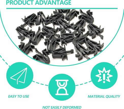 30PCS Grille Grille Cretainer Clips ، استبدال T0Y0TA 1989-1995 بيك آب ، 1995-2004 Tacoma ، 1989-2002 4Runner ، 2001-2005 RAV4 ، مقاطع مثبتة لوحة القطع الداخلية من النايلون ، تحل محل 90467-12040 in Saudi Arabia