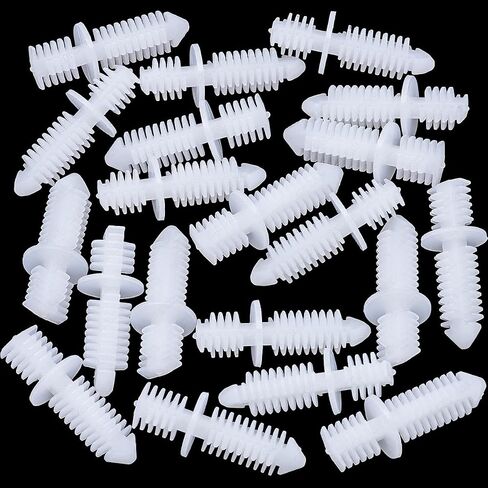 Rexka 20pcs Double End Xmas Tree Retainers Clips 11/32" Stem Diameter for Boat Marine Automotive Trim in Saudi Arabia