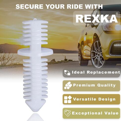 Rexka 20pcs Double End Xmas Tree Retainers Clips 11/32" Stem Diameter for Boat Marine Automotive Trim in Saudi Arabia