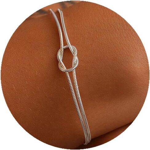 جينير 14K أساور مطلية بالذهب للنساء ، أساور الأذرع اللذيذة سلسلة الأفعى قابلة للتعديل in Kuwait