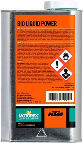 زيت مرشح الهواء KTM/Motorex (1.0L) - U6913030 in Saudi Arabia