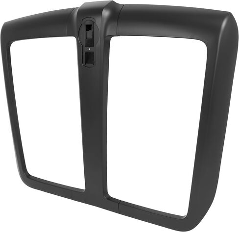 Front Grille Frame Compatible with 2010-2024 Kenworth T680 Bumper Grill Frame Plastic(ABS) Painted Matte Black in Saudi Arabia